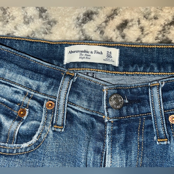 Abercrombie & Fitch High Rise Mom Jean - Picture 2 of 2